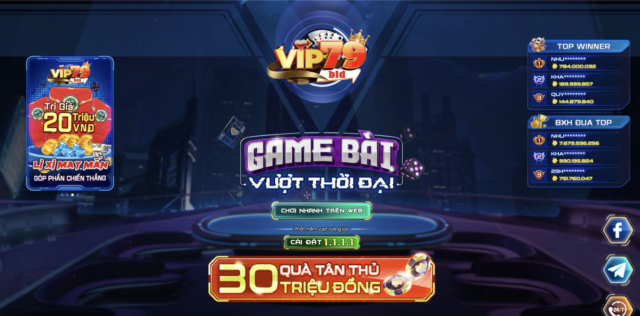 Điều khoản và điều kiện giao dịch tại cổng game Vip79