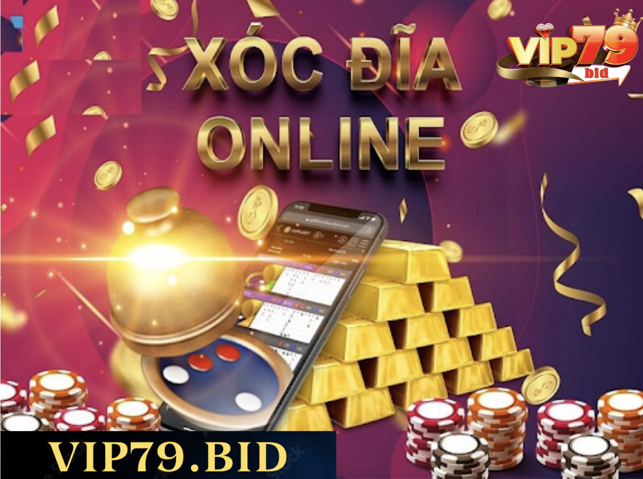 Giới thiệu game xóc đĩa online tại cổng game Vip79