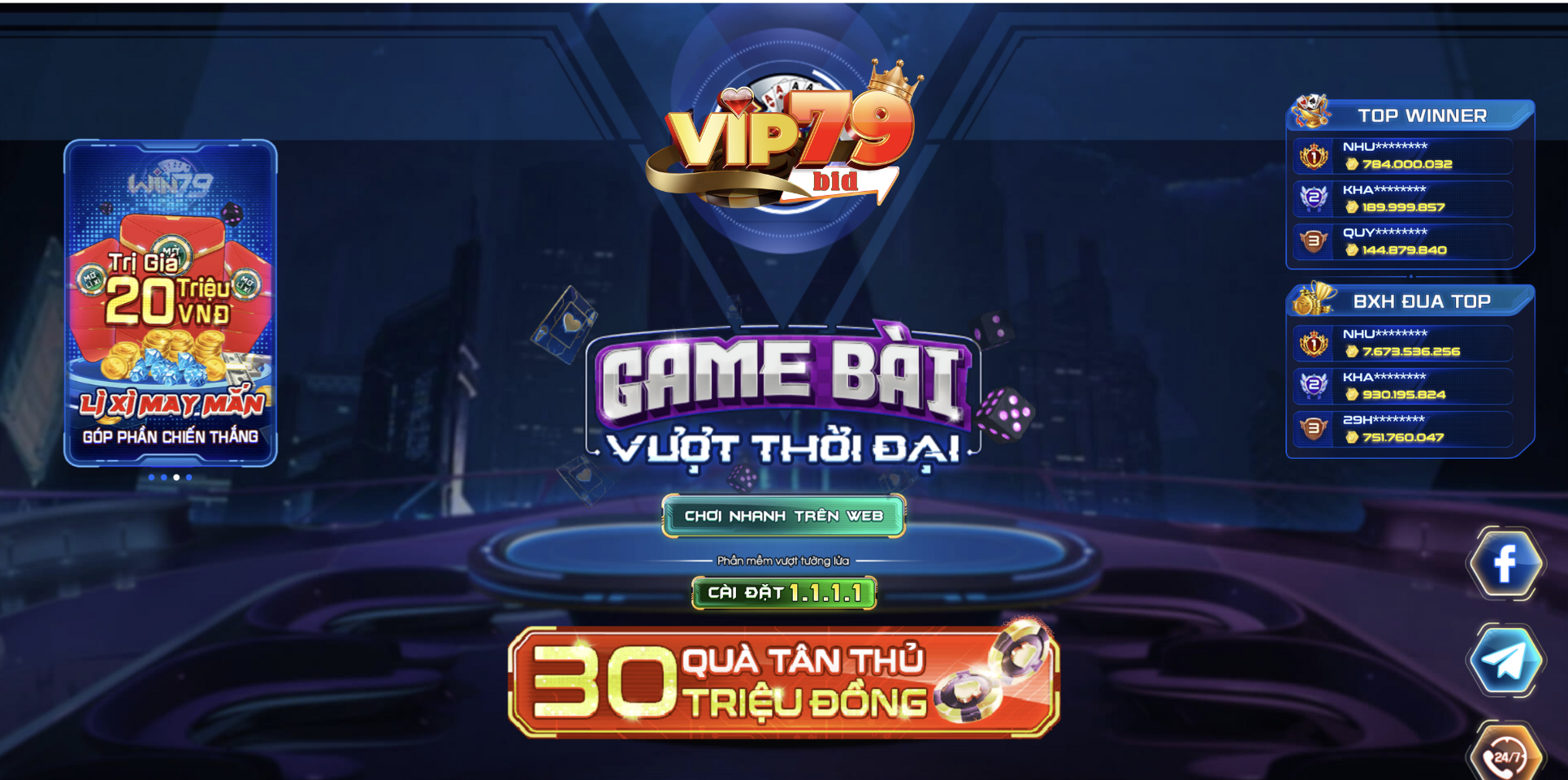 Link tải mới nhất cho cổng game Vip79
